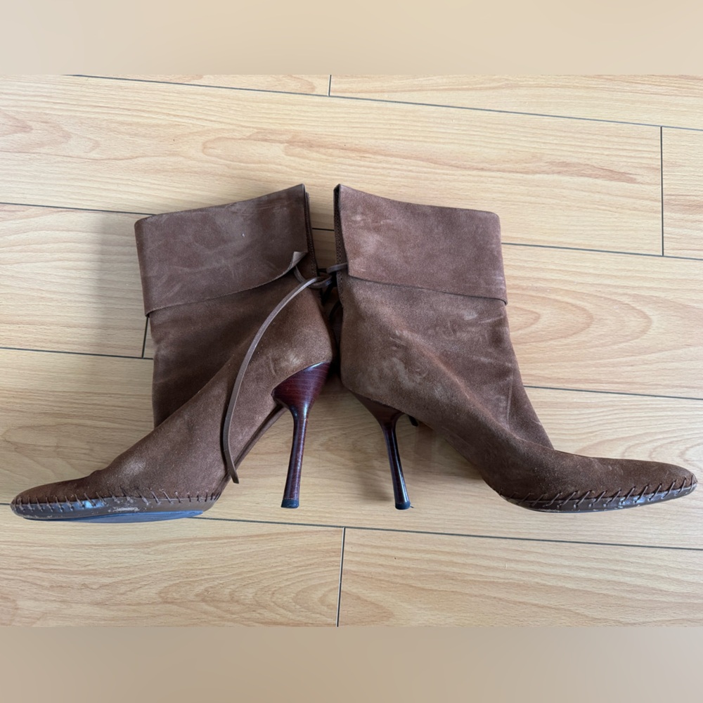 Vintage Gucci Booties suede